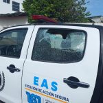Camioneta de Segura EP fue atacada con piedras durante patrullaje en la isla Trinitaria