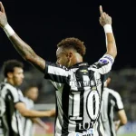 UN PASE A LA RED: Neymar anotó con Santos en la Conmebol Sudamericana