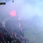 GRAVES INCIDENTES en el partido entre DIM y Flamengo por la Libertadores