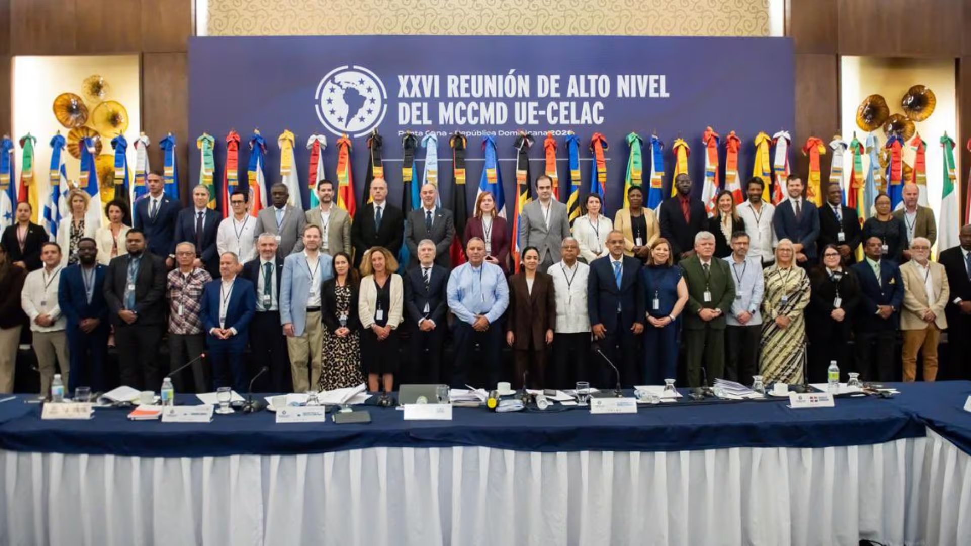 El bloque europeo y la comunidad de estados latinoamericanos estrecharon su alianza frente al crimen organizado y el narcotráfico (Créditos: Faride Raful)
