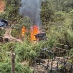 Fuerzas Armadas intervienen el Podocarpus y destruyen 67 infraestructuras de minería ilegal