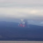 Geofísico se pronuncia sobre imágenes de supuesta erupción del volcán Sierra Negra de Galápagos