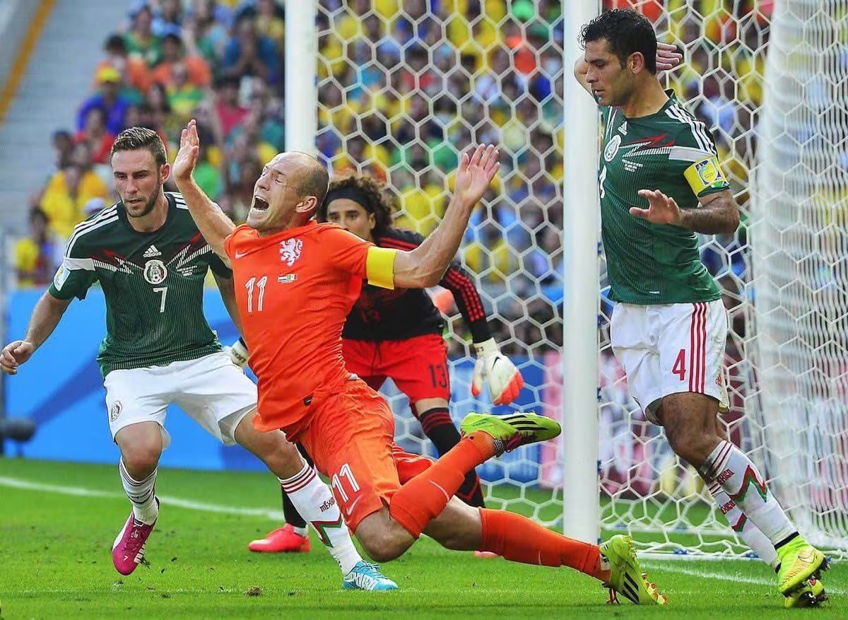 Países Bajos eliminó a México en los octavos de final de Brasil 2014. (Foto: Reuters)