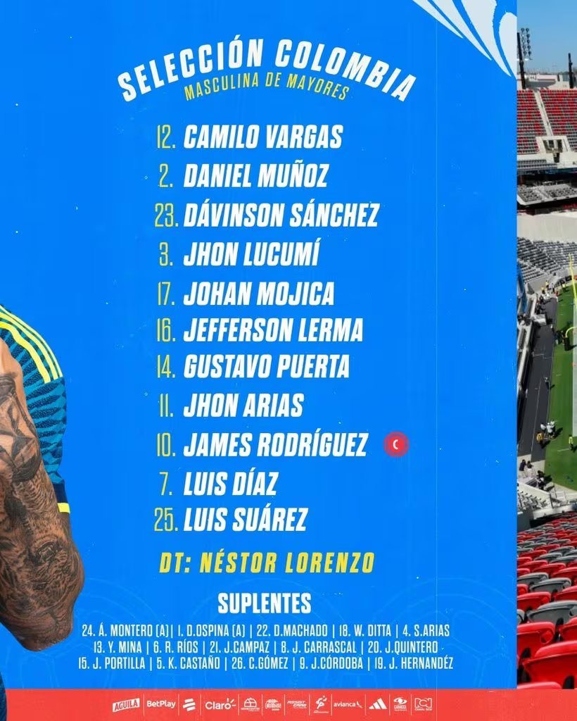 Ahora sí es oficial, como lo había anticipado este en vivo, la alineación de la Tricolor ante Jordania - crédito FCF