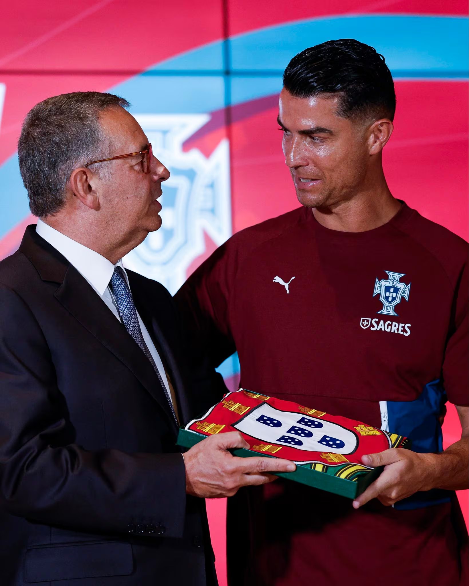 António José Seguro pidió a la selección de Portugal que conquiste el Mundial antes del viaje a Estados Unidos-crédito @presidencia-@portugal/X