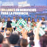 Presidente Daniel Noboa lleva obras, inversión social y bienestar a Manabí