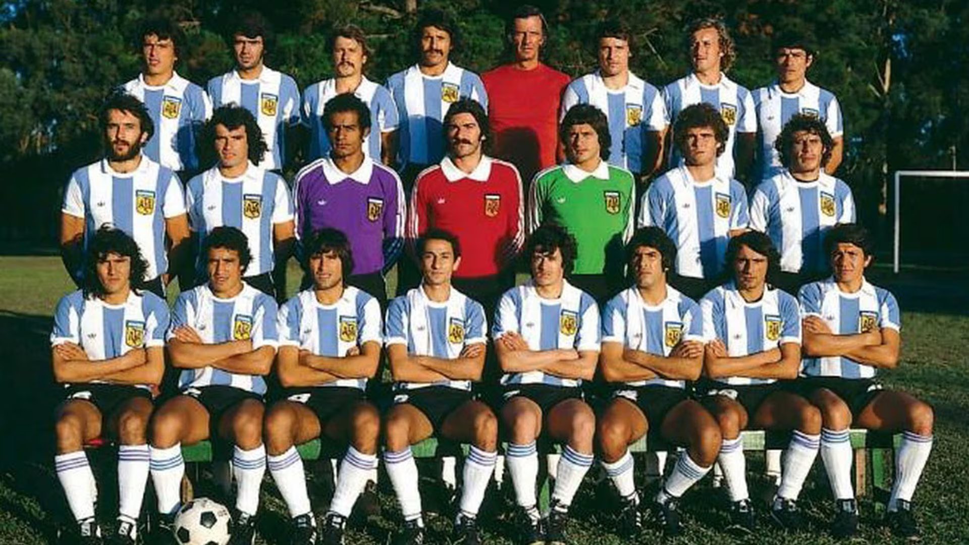 El plantel argentino conducido por César Luis Menotti que disputó el Mundial 1978 y logró la primera estrella albiceleste