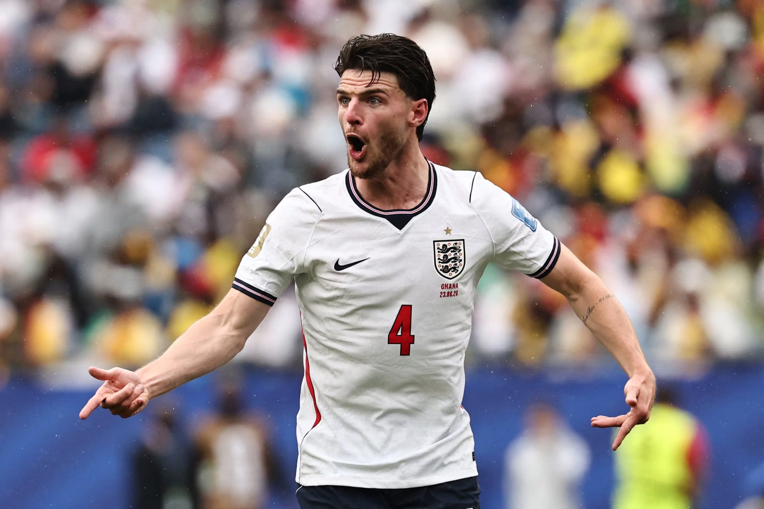 El jugador de Inglaterra Declan Rice (Reuters/Winslow Townson)