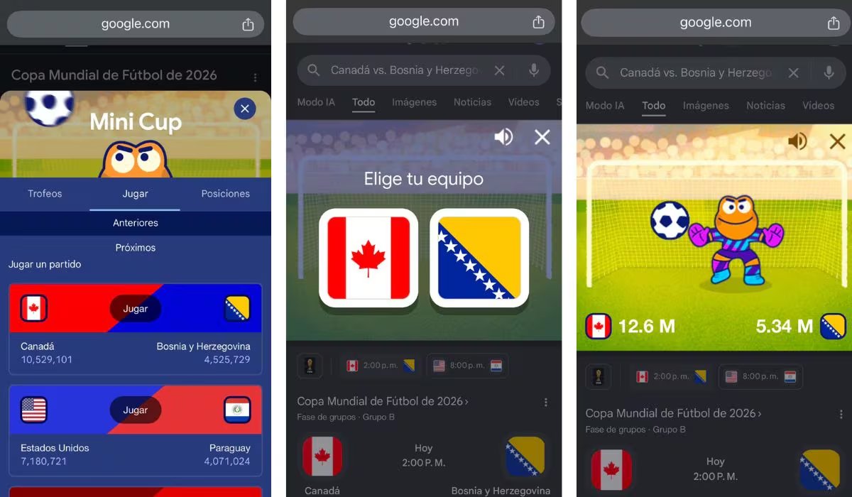 El juego permite a los usuarios escoger su equipo. (Google)