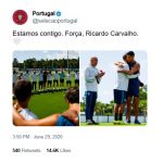 Fallece el padre de Ricardo Carvalho, asistente técnico de Portugal, en pleno Mundial 2026