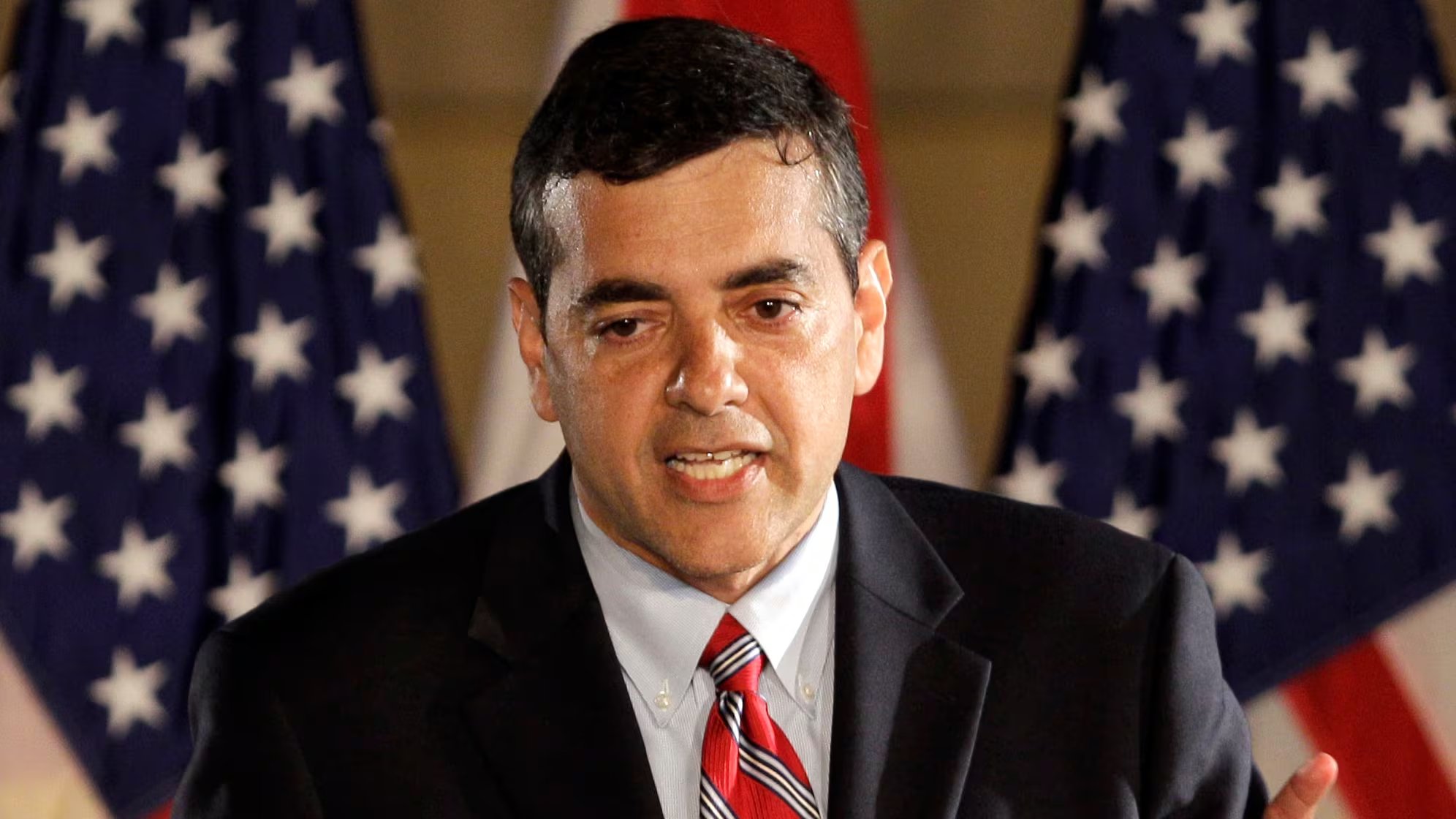 El ex congresista estadounidense David Rivera en un acto político en Coral Gables, Florida, en 2010 (AP Foto/Alan Diaz/Archivo)