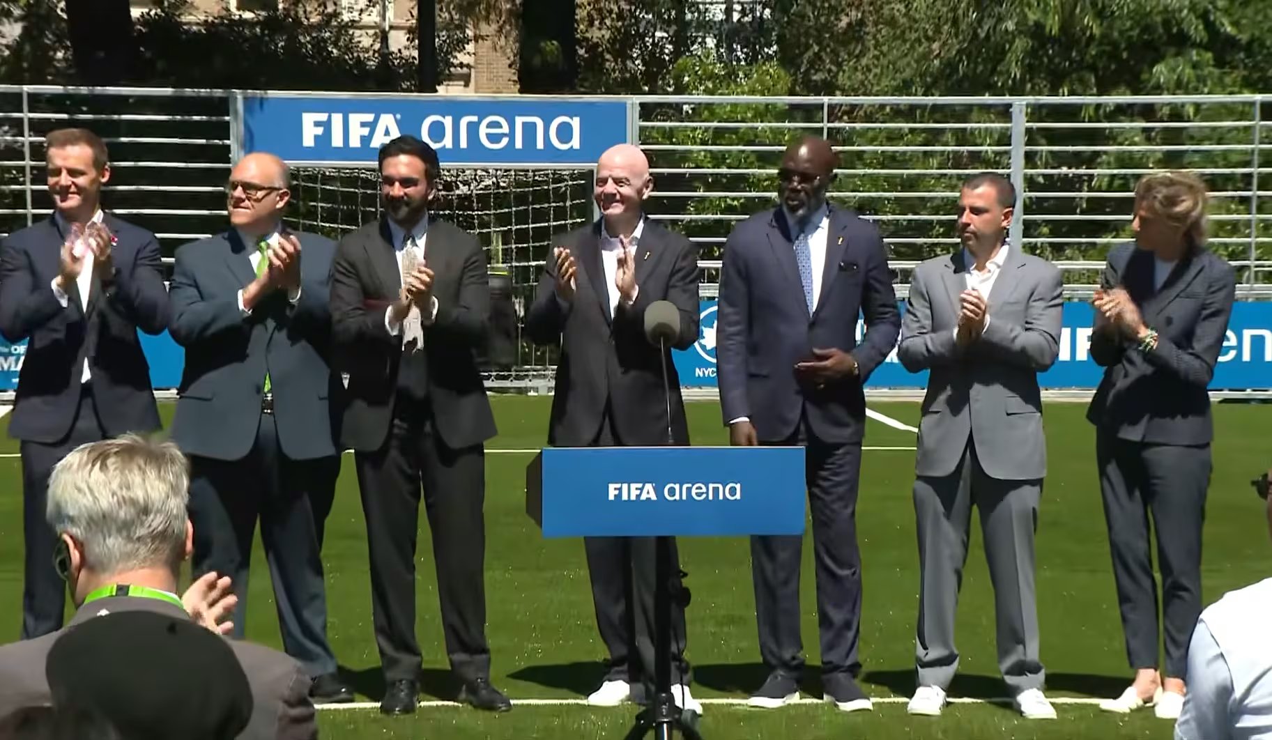 La FIFA Arena funcionará en Central Park del 10 de junio al 18 de julio con clínicas gratuitas, torneos comunitarios y espacios de juego libre (NYC Mayor´s Office)