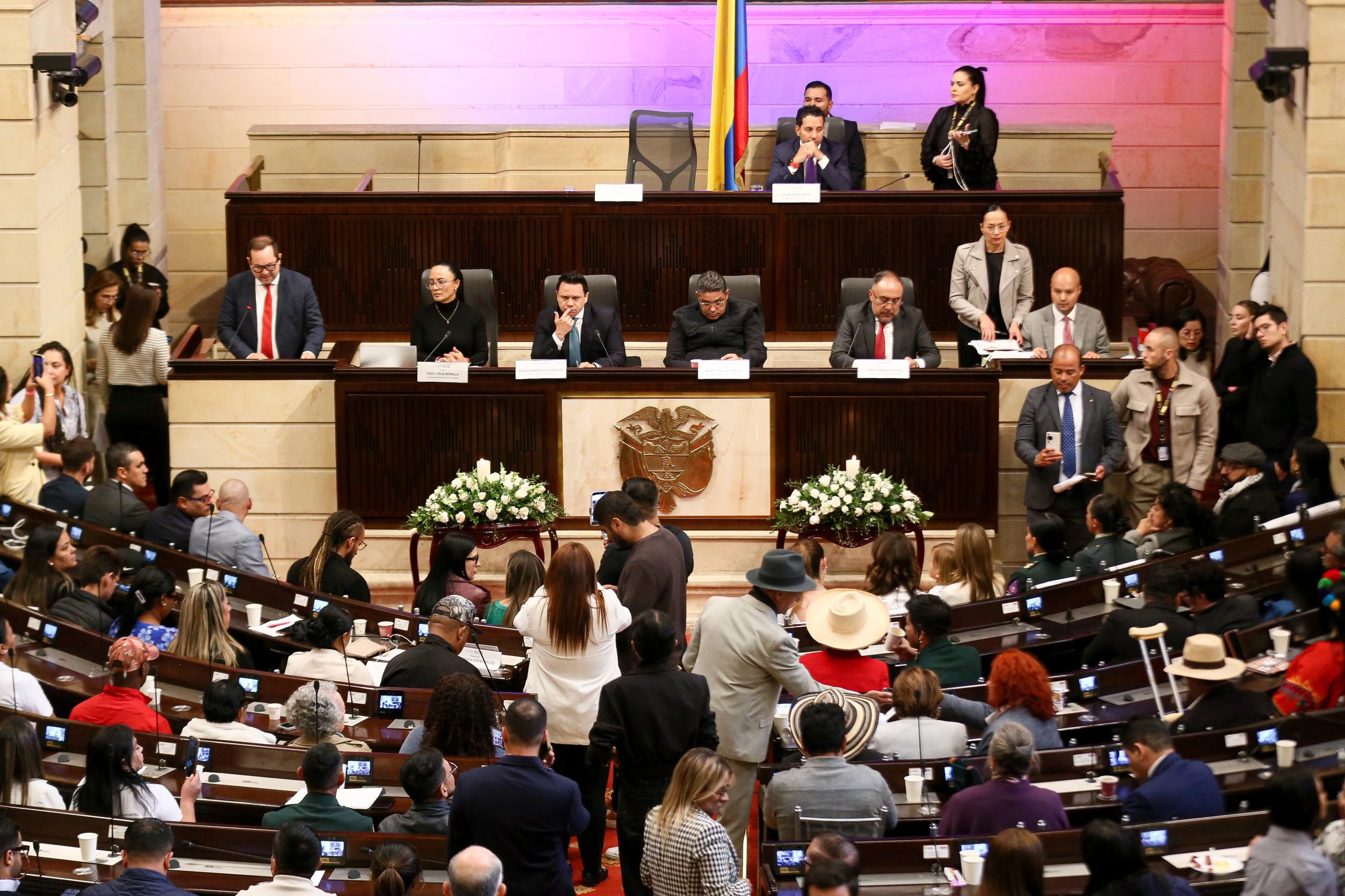 El presidente hace juramento ante el Congreso de la República - crédito Lina Gasca/Colprensa