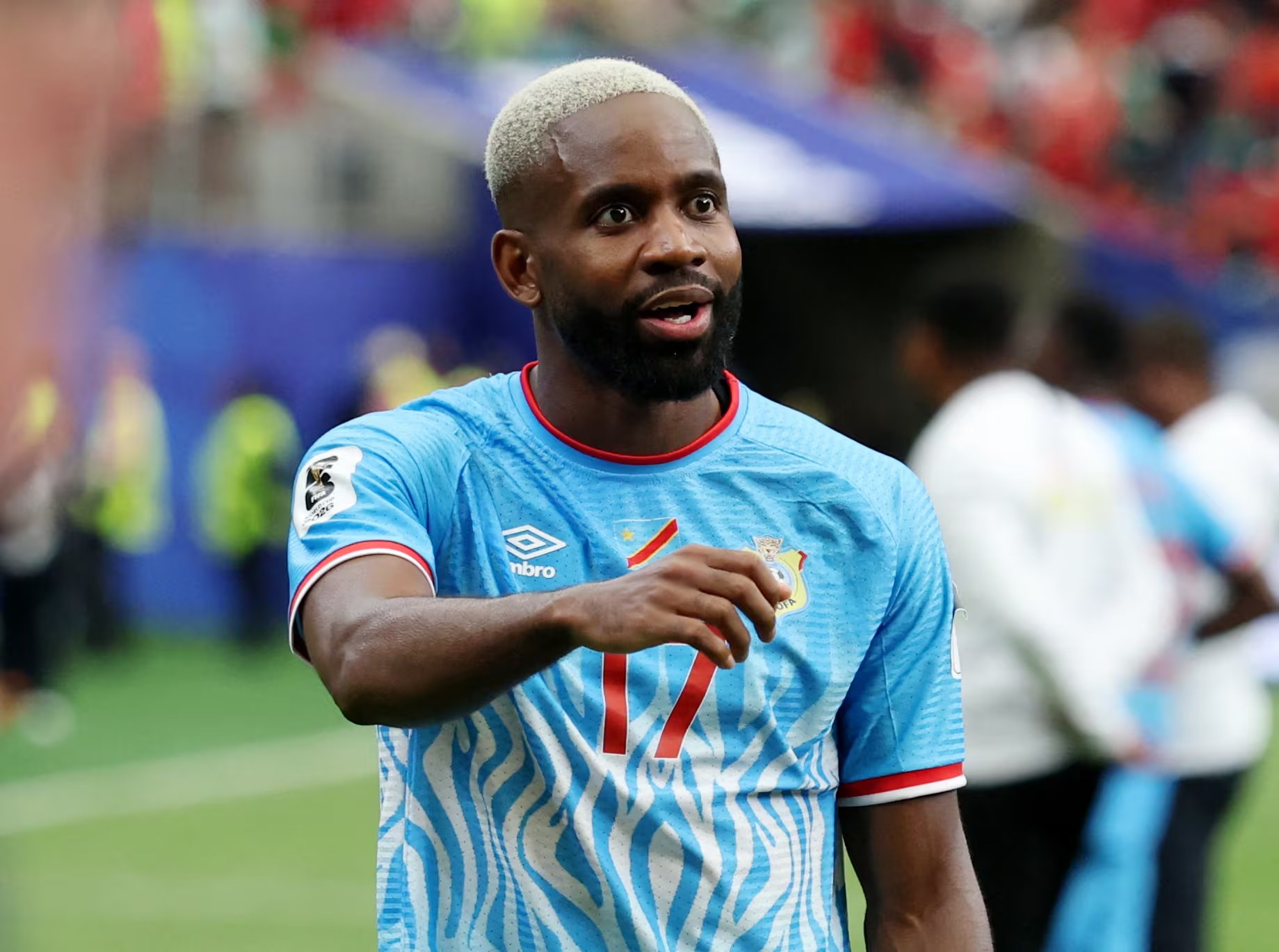 Bakambu aseguró que se siente bien tras las dos primeras presentaciones de la selección de la República Democrática del Congo-crédito Phil Noble/REUTERS