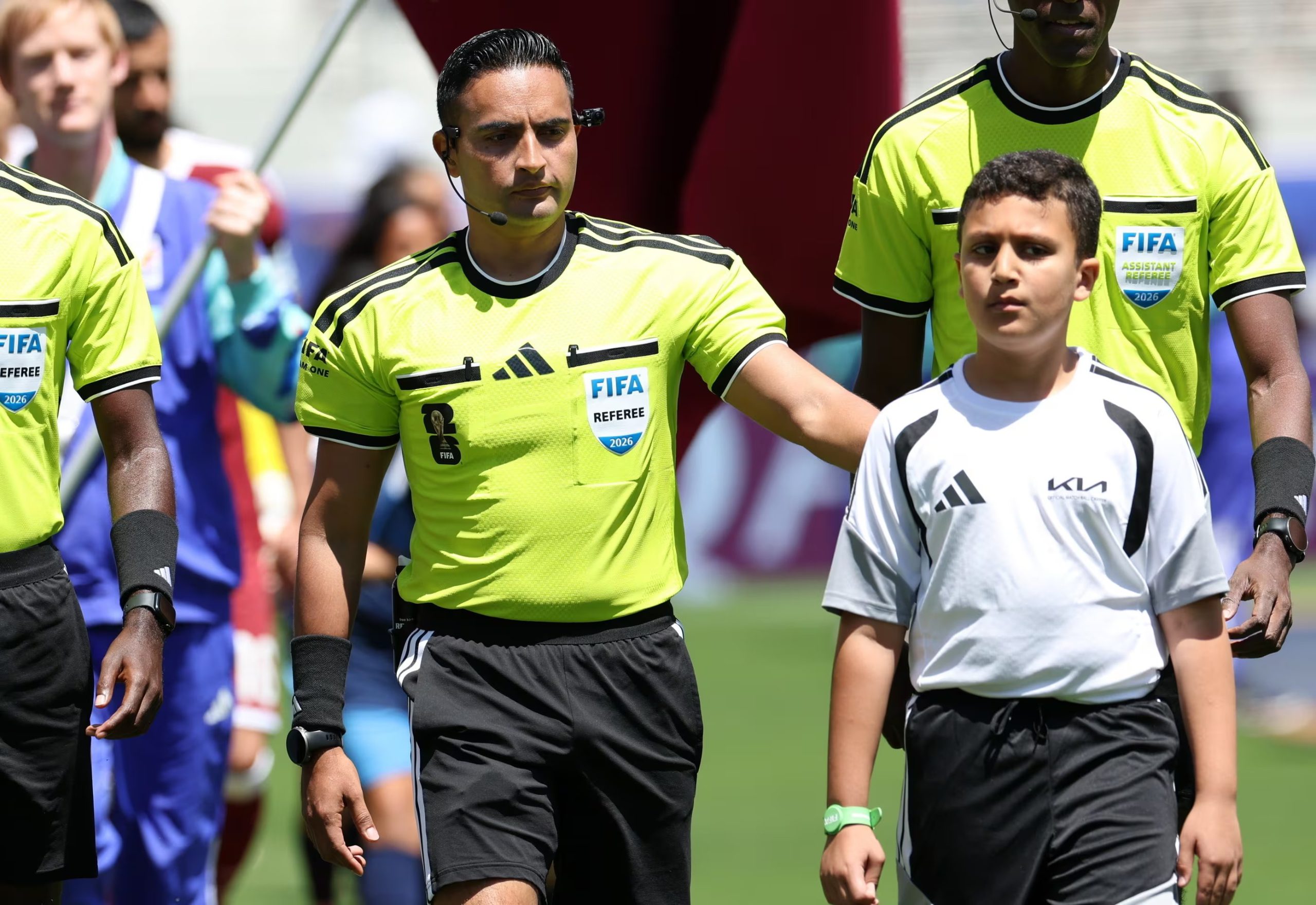 La elección de Saíd Martínez como árbitro principal en el Mundial 2026 refleja años de esfuerzo y preparación. Su nombramiento destaca al arbitraje hondureño como referente en la región. (EFE/EPA/BENJAMIN FANJOY)