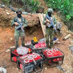 Fuerzas Armadas destruyen infraestructura de minería ilegal y afectan economía criminal en cuatro provincias de Ecuador