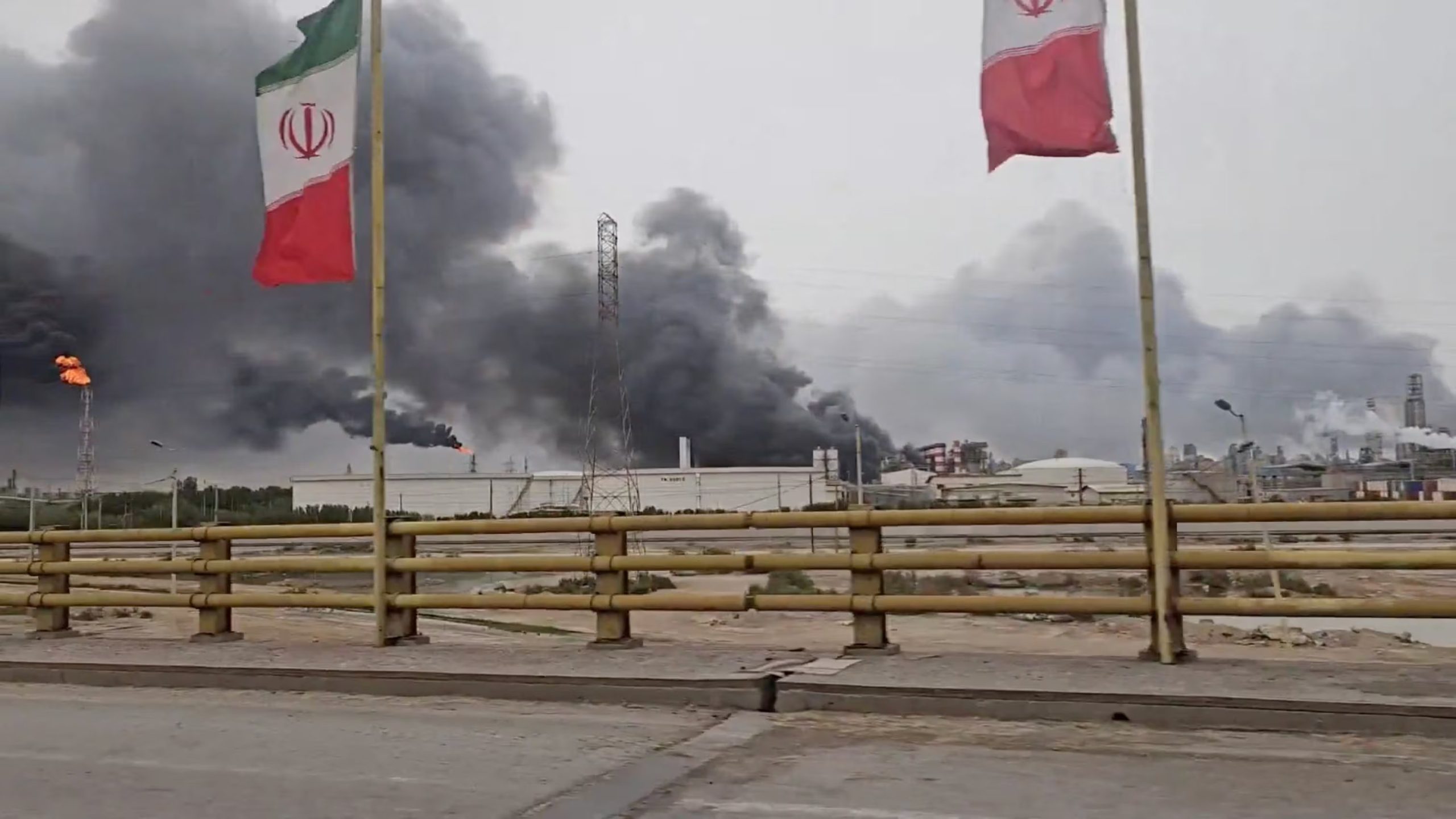 El complejo petroquímico de Mahshahr, en el suroeste de Irán (REUTERS)