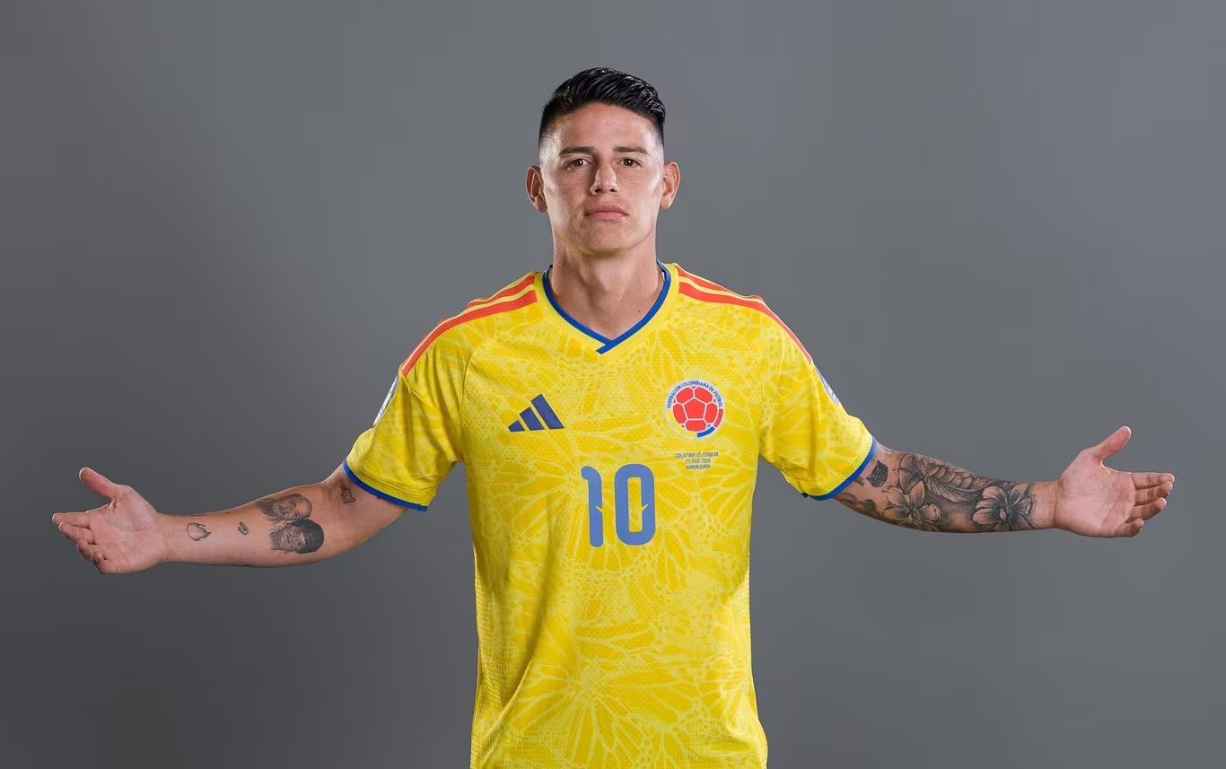 El volante y capitán de la selección Colombia envió un emotivo mensaje a sus fanáticos - crédito @jamesdrodriguez/X