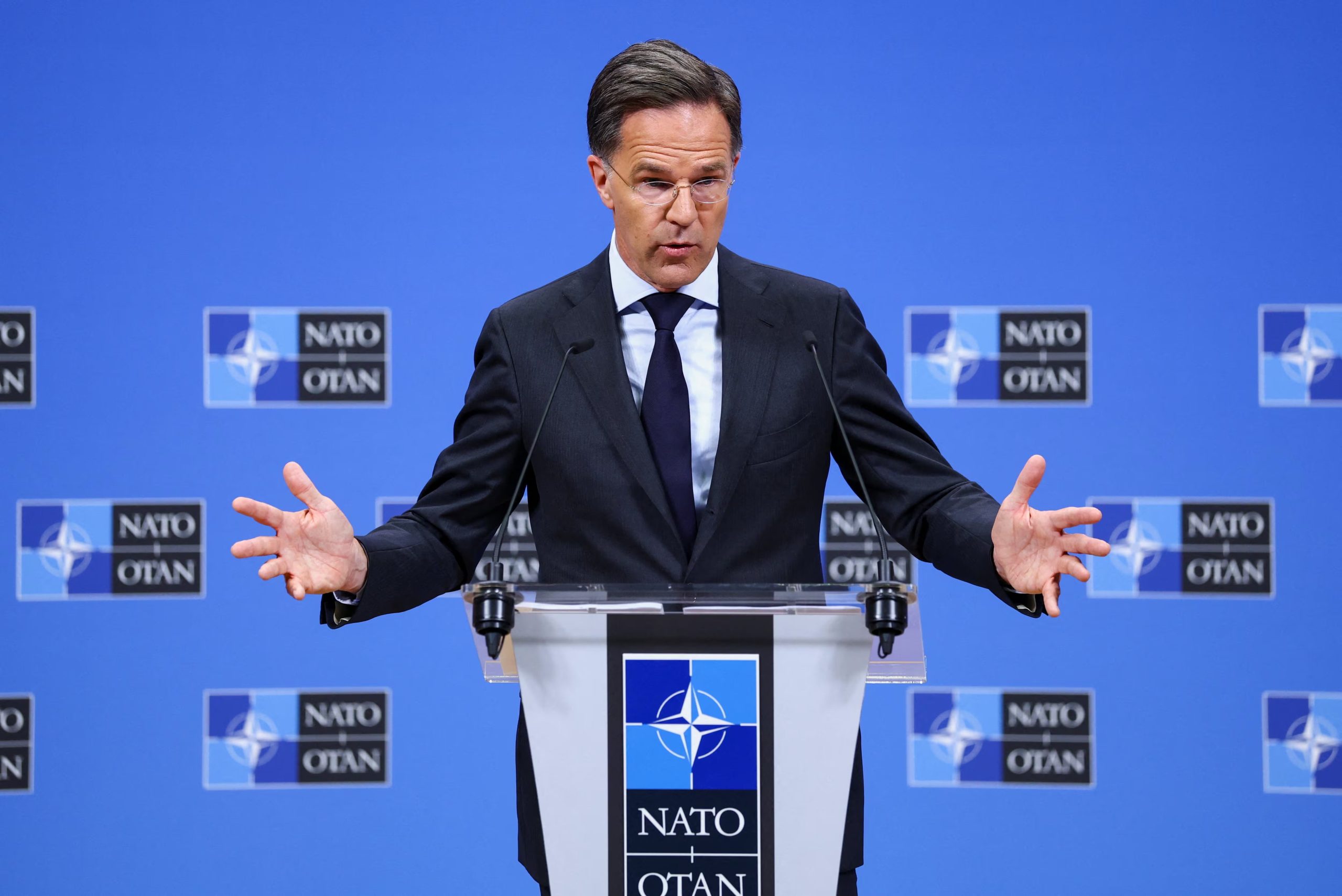 El secretario general de la OTAN, Mark Rutte (REUTERS)