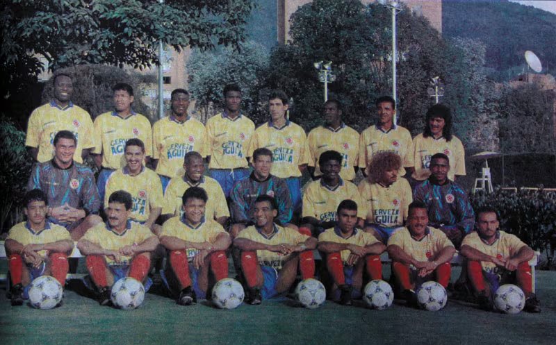 Este fue el equipo de Colombia que jugó por primera vez en el estadio Azteca en 1994 - crédito Colprensa