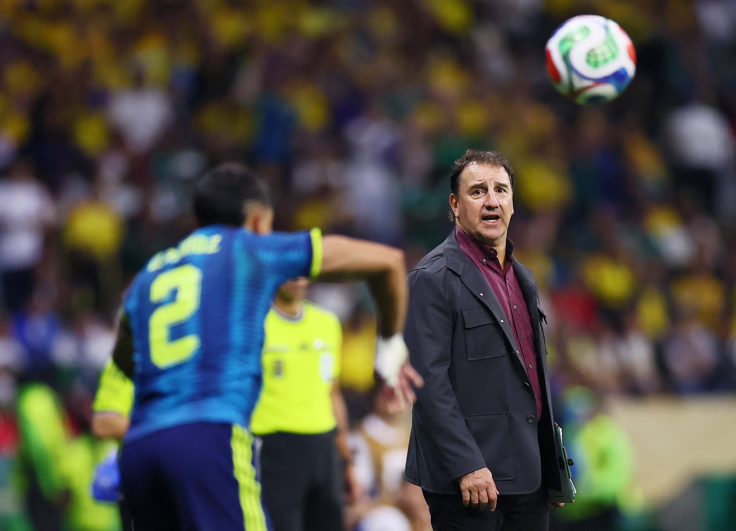 El entrenador de Colombia, Néstor Lorenzo dijo que el equipo debía aprovechar mejor las oportunidades de ataque para lograr un desempeño más sólido en los próximos encuentros. - crédito REUTERS/Eloísa Sánchez