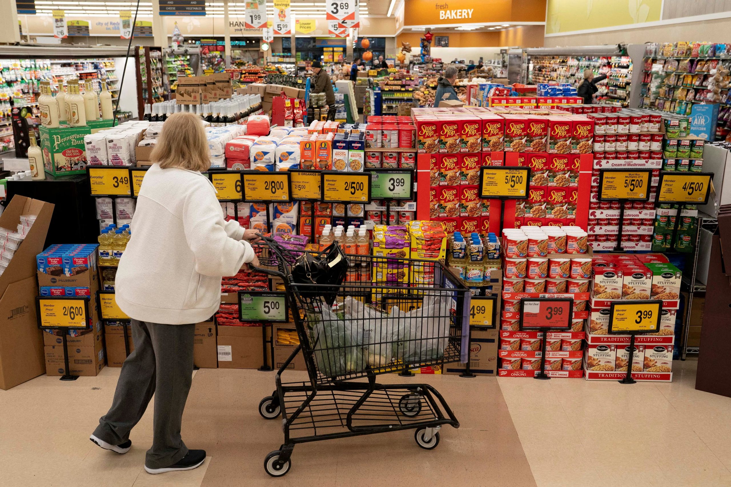 La inflación en Estados Unidos no superaba el 4% desde abril de 2023, cuando había llegado al 4,9% anual (REUTERS/David Ryder/File Photo)