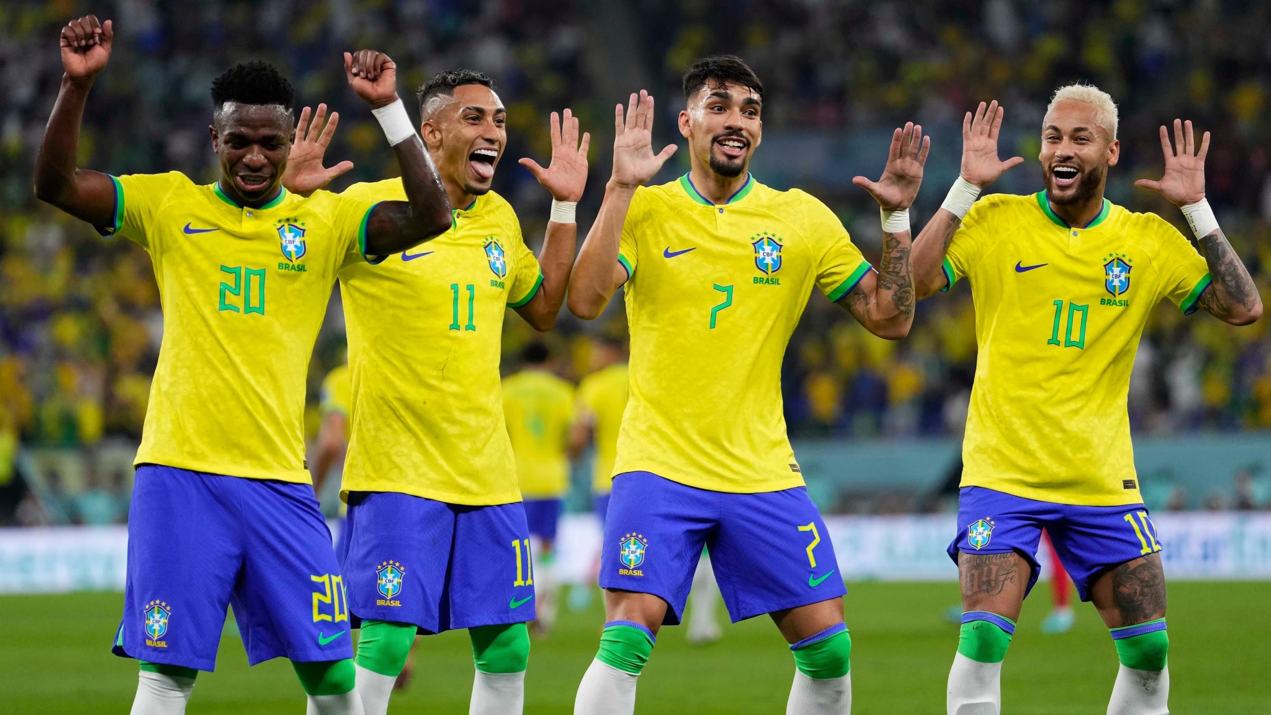 A tres días del debut ante Marruecos, Raphinha afirmó sentirse mucho más preparado para esta Copa del Mundo que para la de 2022 (AP)