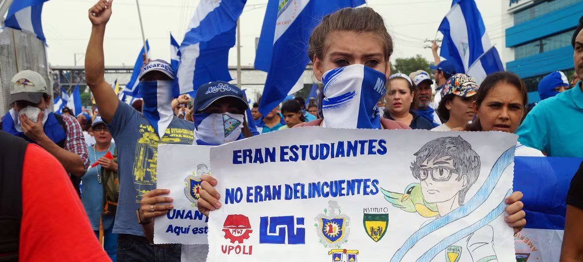 La muerte de Álvaro Conrado, herido mortalmente durante una protesta en Managua, simboliza el drama de las víctimas jóvenes en Nicaragua. (Cortesía: Naciones Unidas)
