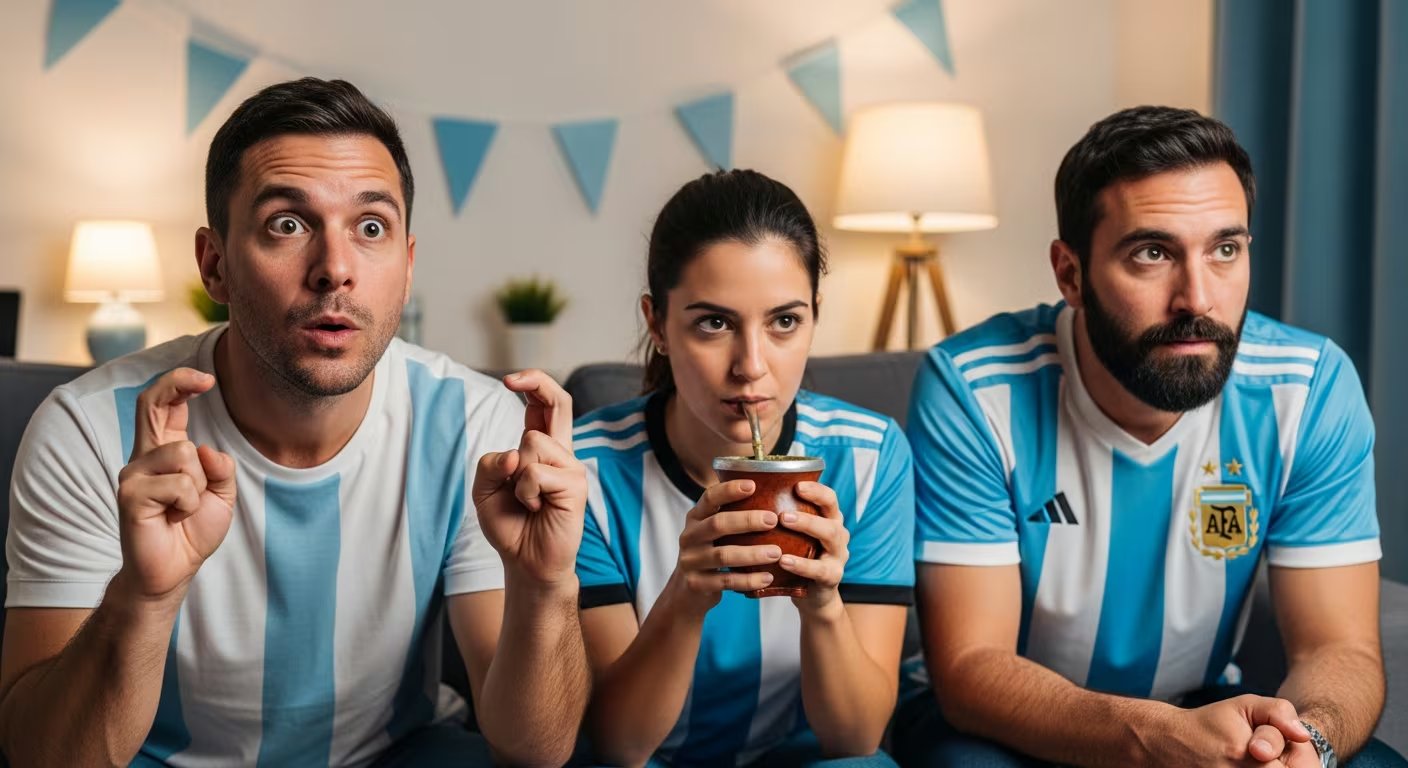 Las cábalas acompañan a los hinchas argentinos desde generaciones anteriores y forman parte del folclore futbolero nacional (Imagen Ilustrativa Infobae)