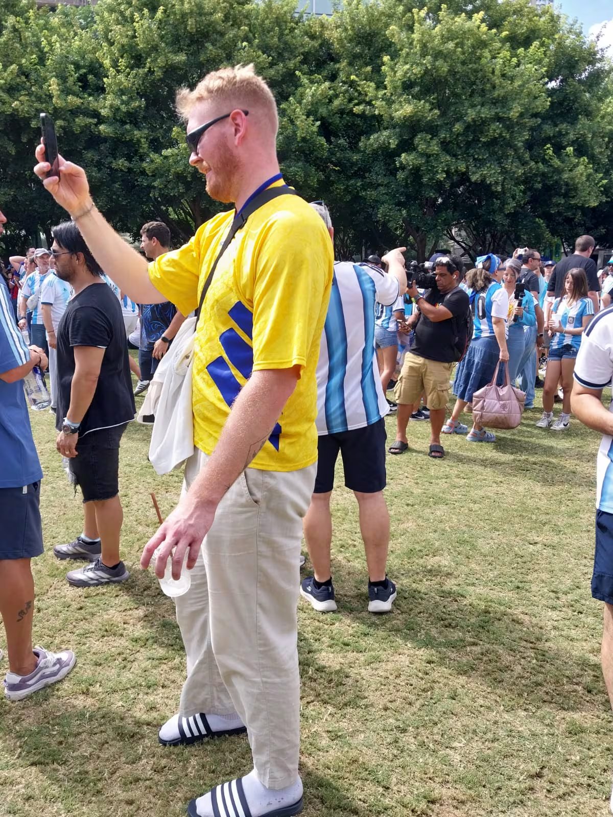 El banderazo, desde adentro