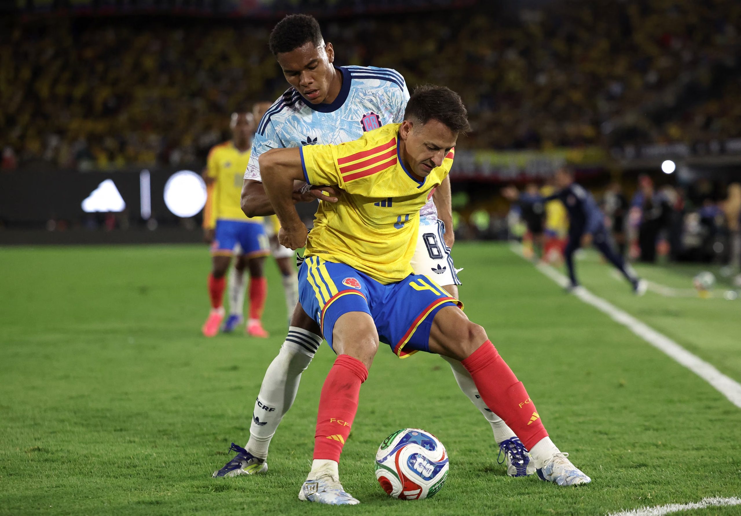 Santiago Arias fue titular contra Costa Rica y entró en el segundo tiempo ante Jordania - crédito REUTERS/Luisa Gonzalez