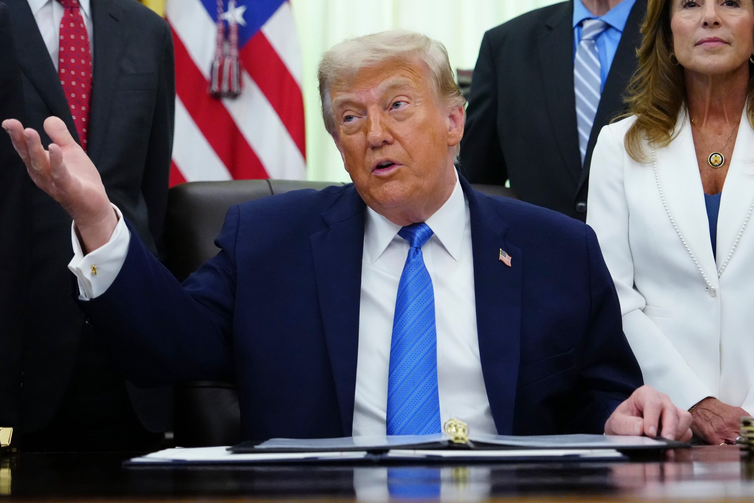 El miércoles, el presidente estadounidense Donald Trump expresó públicamente su frustración con el desarrollo de las conversaciones (AP)
