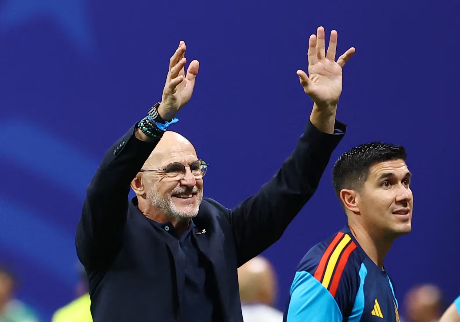 Luis de la Fuente, seleccionador de España. (REUTERS/Bernadett Szabo)