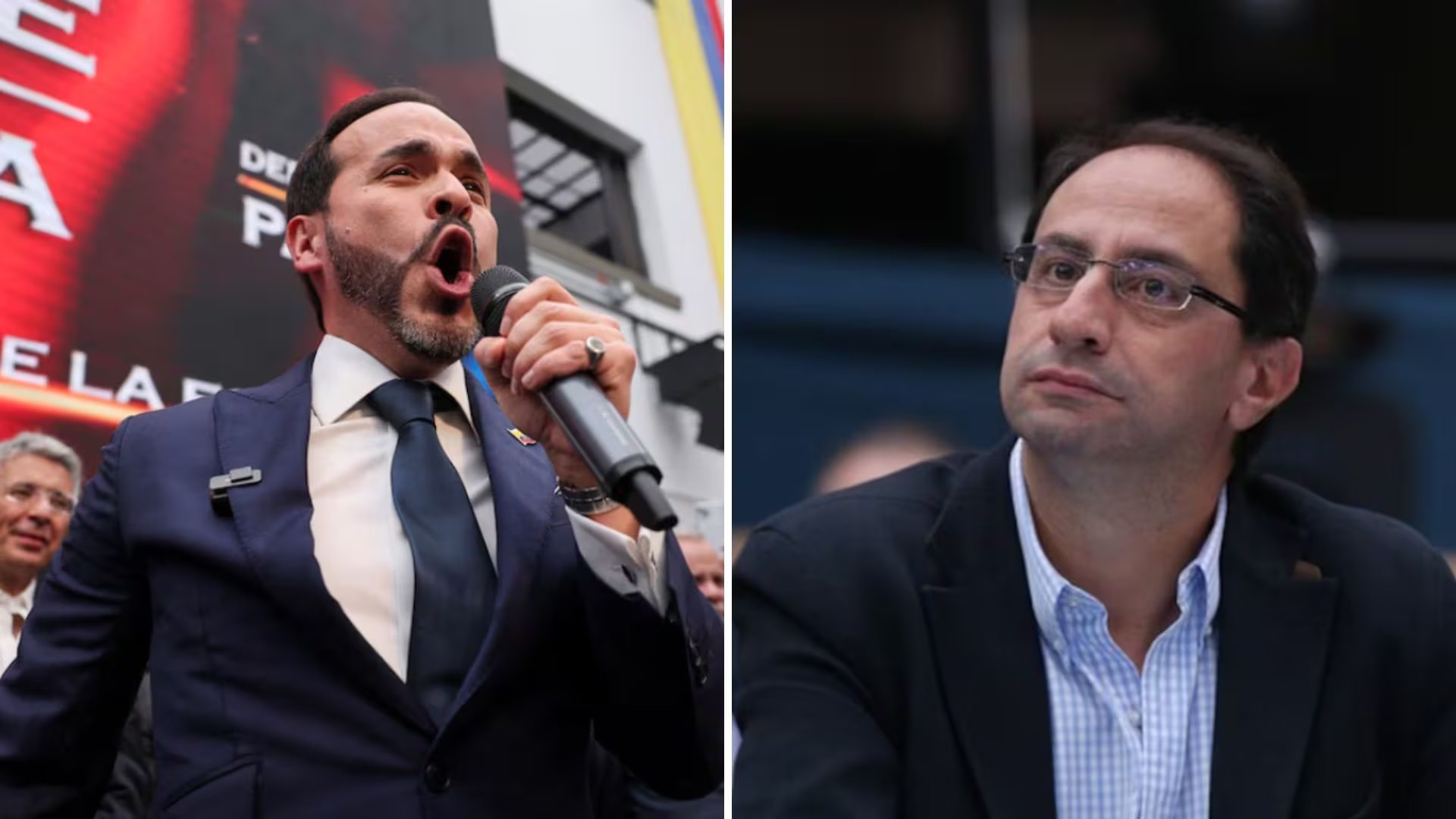 La contienda presidencial enfrenta a Abelardo de la Espriella y José Manuel Restrepo contra Iván Cepeda y Aida Quilcué para el periodo 2026-2030. (REUTERS - Colprensa)