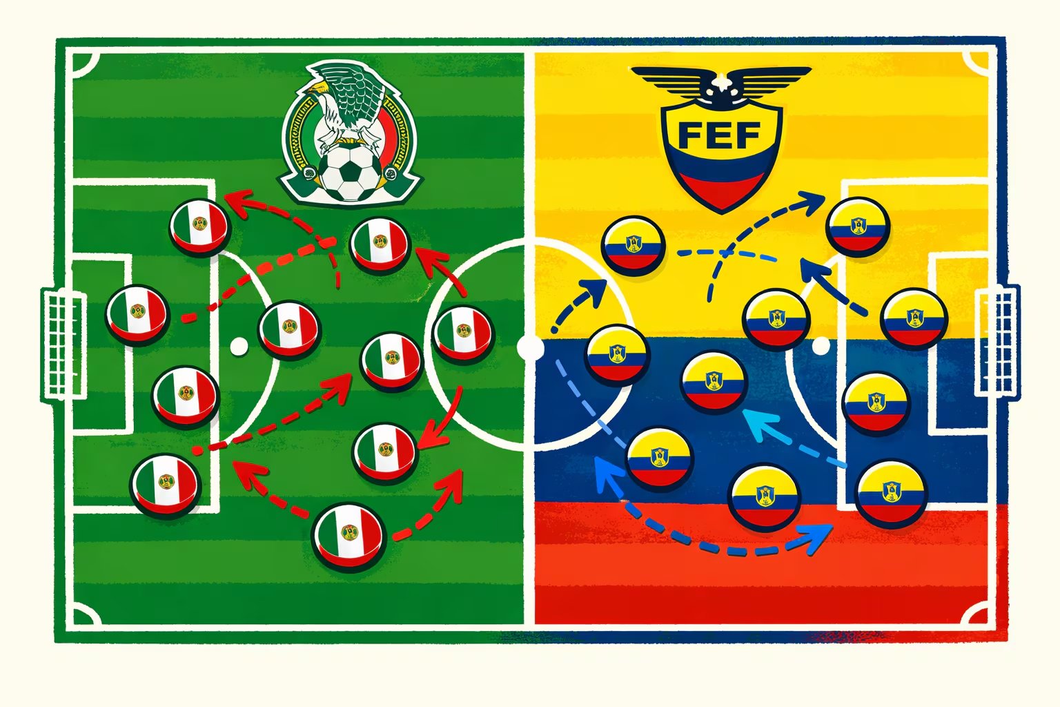 México afrontará ante Ecuador su primera gran prueba de eliminación directa en el Mundial 2026