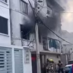 Incendio afectó segundo piso de una vivienda en Kennedy Nueva