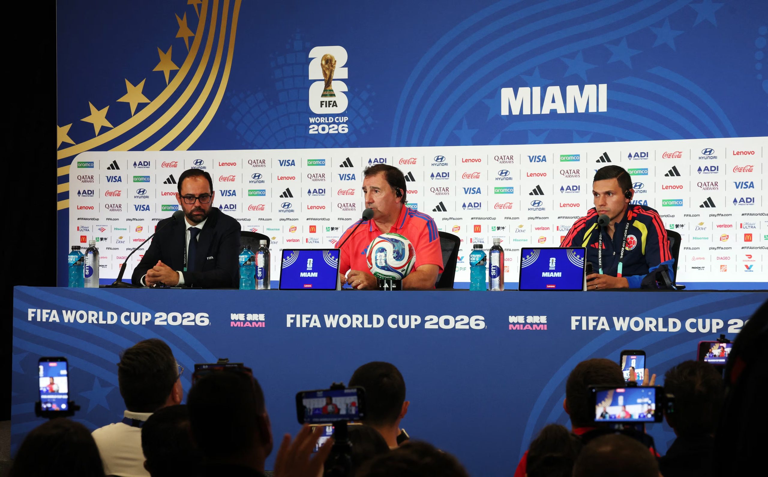 Colombia no renunciará a su estilo ante Portugal, según Lorenzo yanticipó un partido con dominio del balón compartido - crédito
Paul Childs/REUTERS