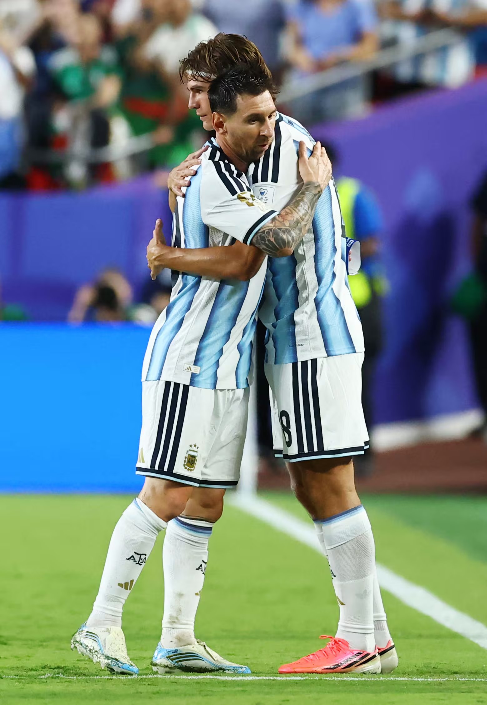 El joven hizo su estreno mundialista ante Argelia, ingresando por Lionel Messi (REUTERS/Bernadett Szabo)