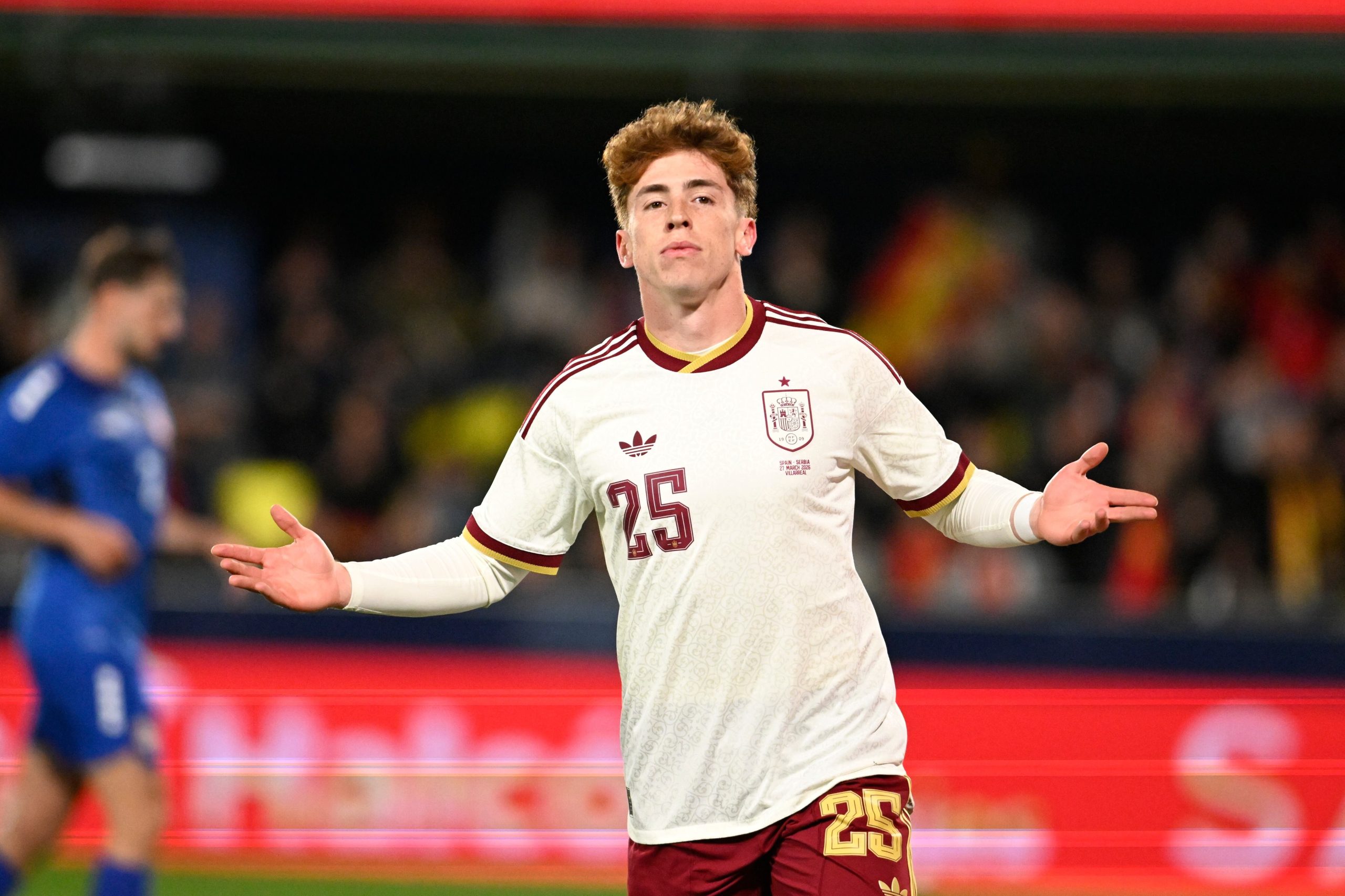 El jugador de la selección española Víctor Muñoz(EFE/Andreu Esteban)
