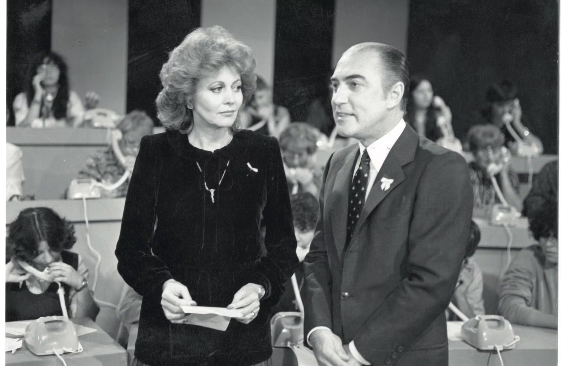 El 8 de mayo de 1982, Pinky y Cacho Fontana realizaron 24 horas por Malvinas, un programa que buscaba juntar fondos para ayudar a los combatientes. (Foto Archivo GENTE)