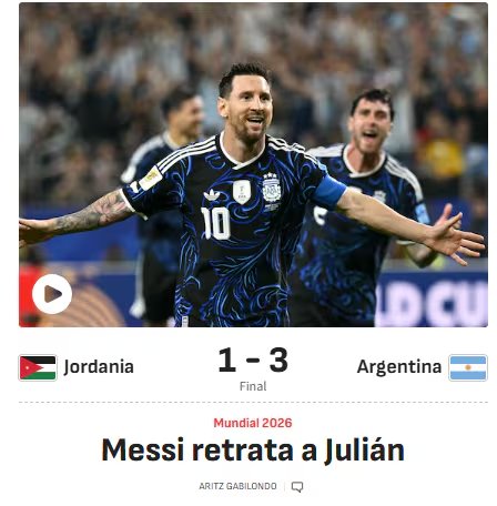 As elogió a Messi y fustigó a Julián Álvarez: 