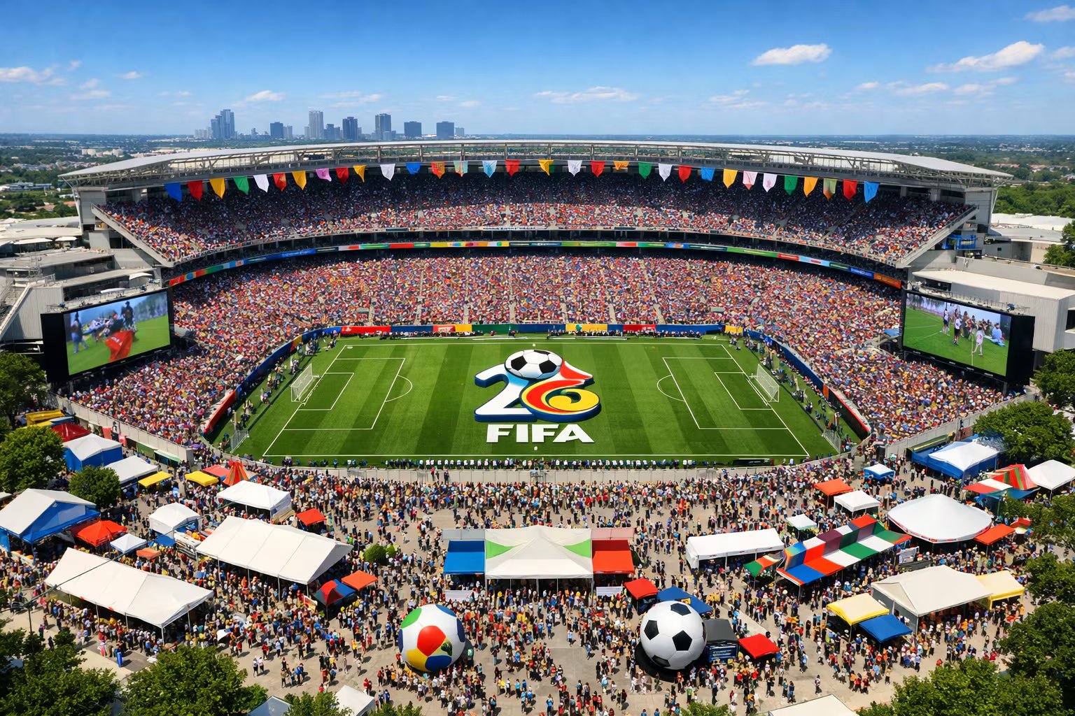 El Mundial de 2026 trascenderá los formatos habituales, ya que se disputará en 16 ciudades sede distribuidas entre tres países de Norteamérica.
(Imagen Ilustrativa Infobae)