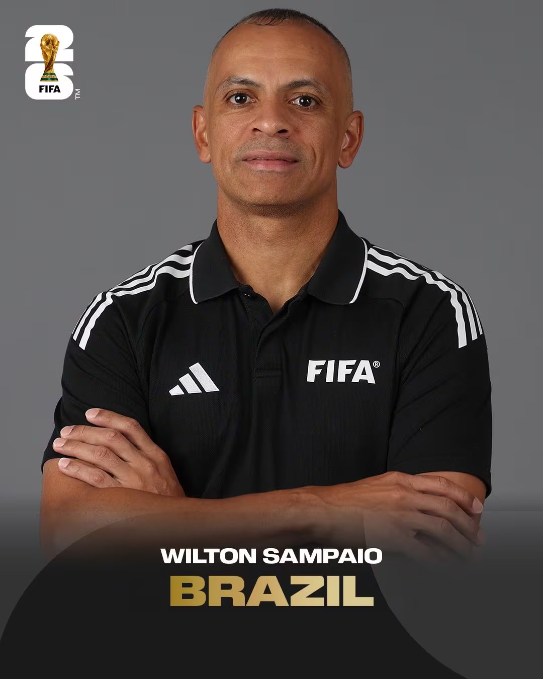 Wilton Sampaio, brasileño de 44 años con experiencia en competiciones internacionales organizadas por FIFA y Conmebol (FIFA)