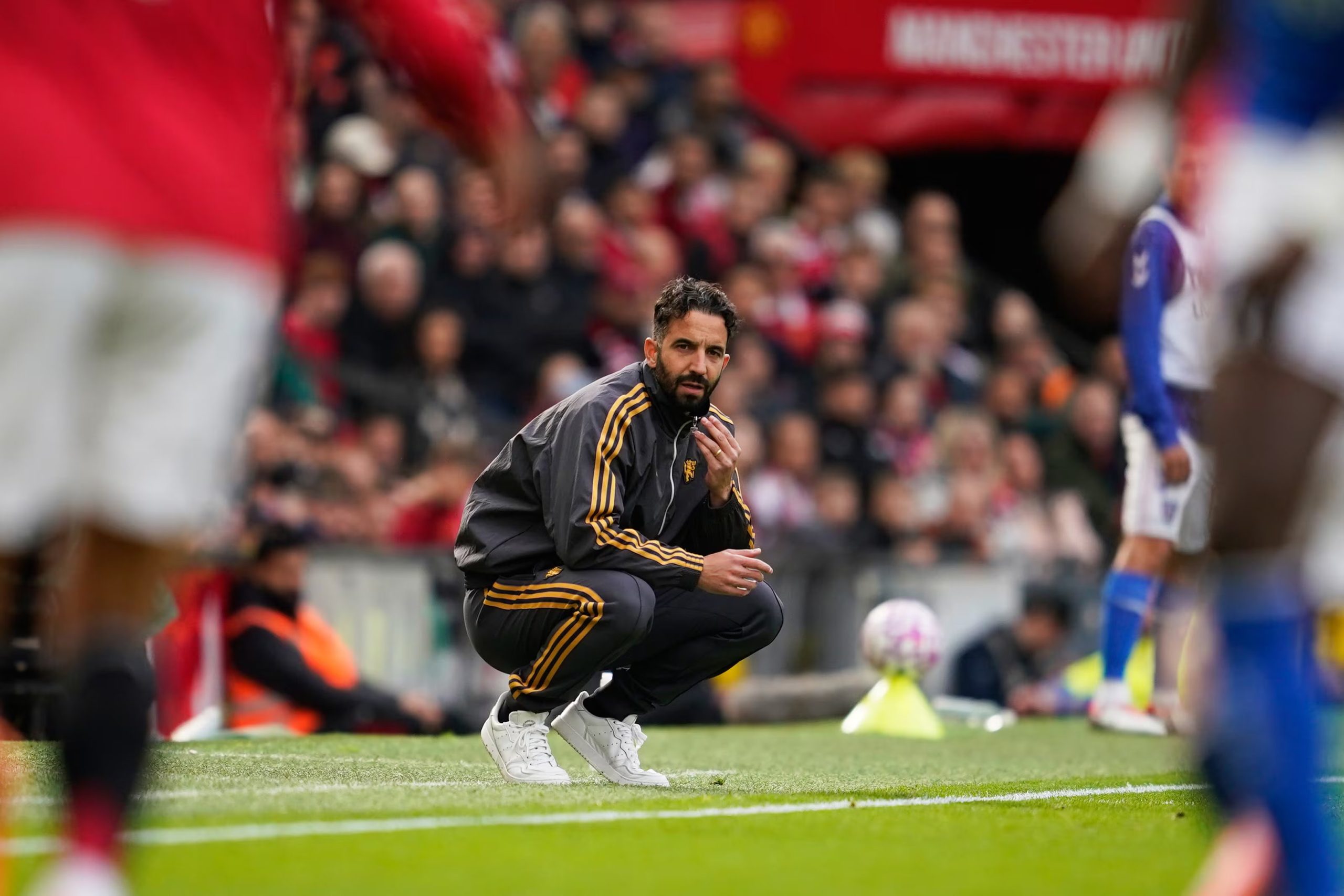 Rubén Amorim fue nombrado técnico del Milan después de su experiencia en el Manchester United - crédito Dave Thompson/AP