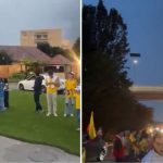 Celebración en Chía: simpatizantes de De la Espriella se reunieron frente a casa de Petro