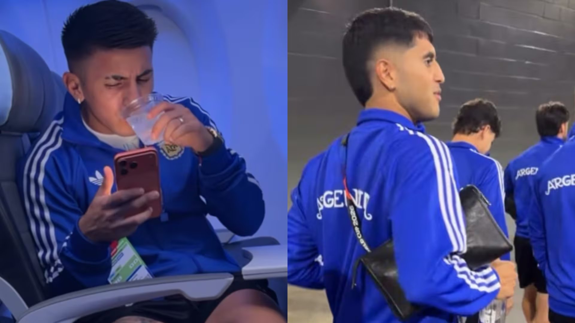 Thiago Almada y Exequiel Palacios, los dos demonios según Nicolás Otamendi 