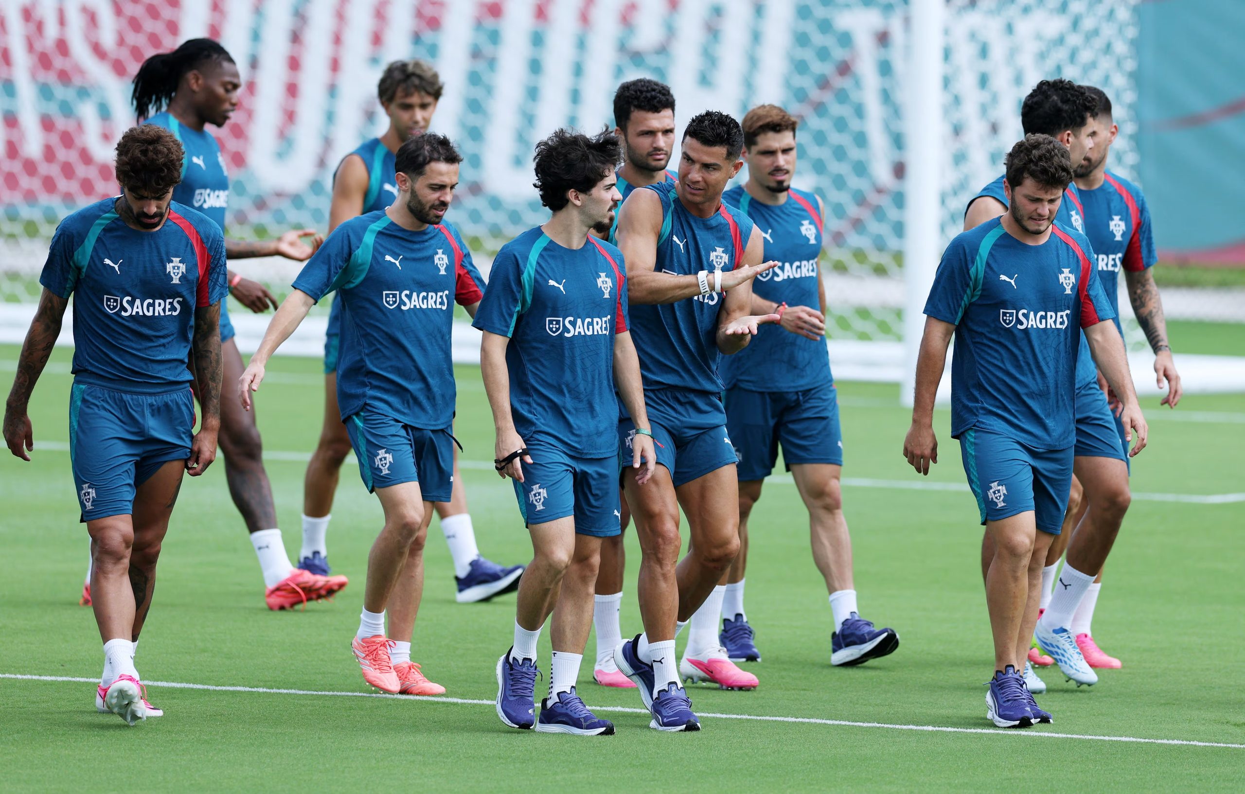Portugal le guarda respeto a Colombia, pero confía en su juego y talento para conseguir el triunfo en Miami - crédito Paul Childs/REUTERS