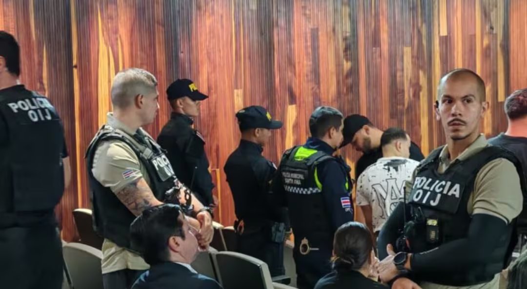 El proceso judicial se realizó bajo estrictas medidas de seguridad, dada la peligrosidad de la organización. Crédito: El Observador