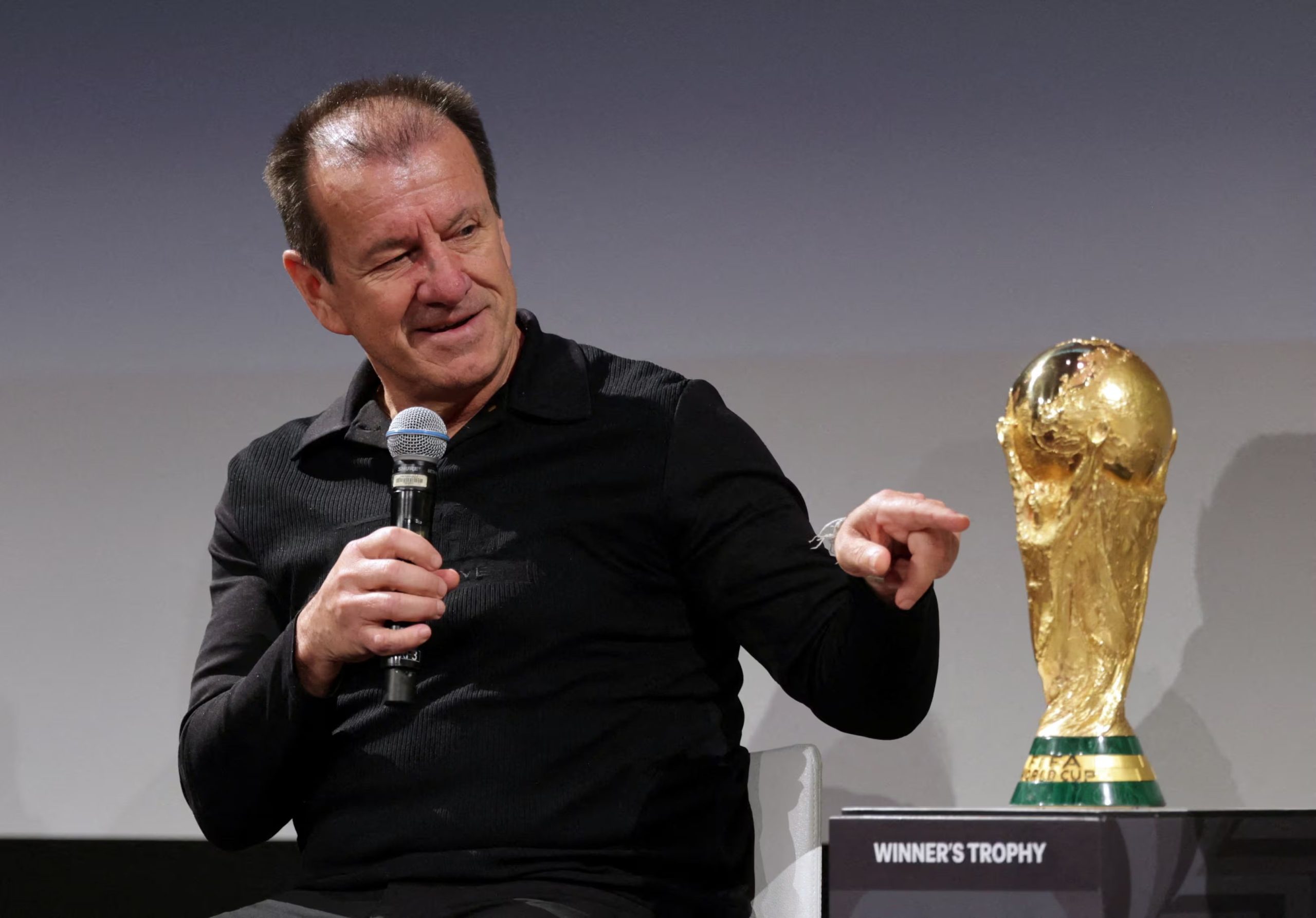 Dunga, excampeón del mundo con Brasil, reconoció en Colombia la manera como salió adelante ante RD Congo - crédito Jeenah Moon/REUTERS