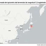 Fuerte sismo de magnitud 7,2 estremece el norte de Japón sin alerta de tsunami